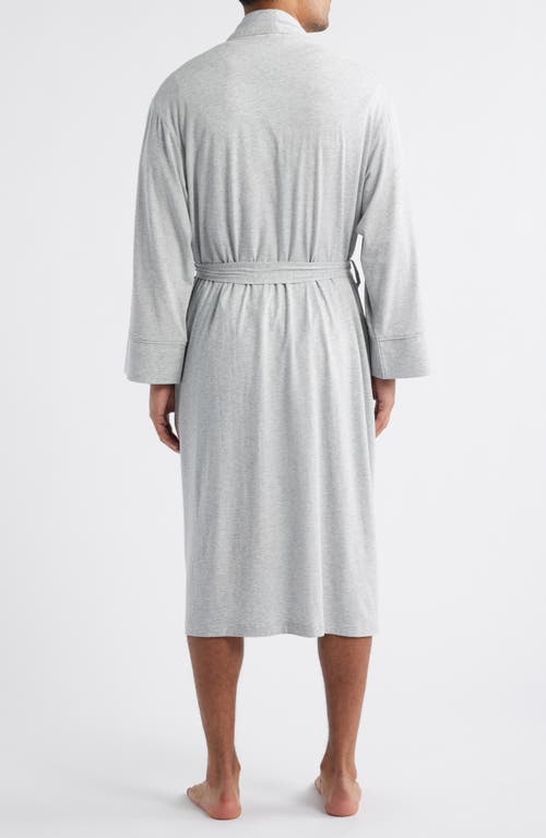 Daniel Buchler Shawl Collar Heathered Cotton & Modal Blend Robe