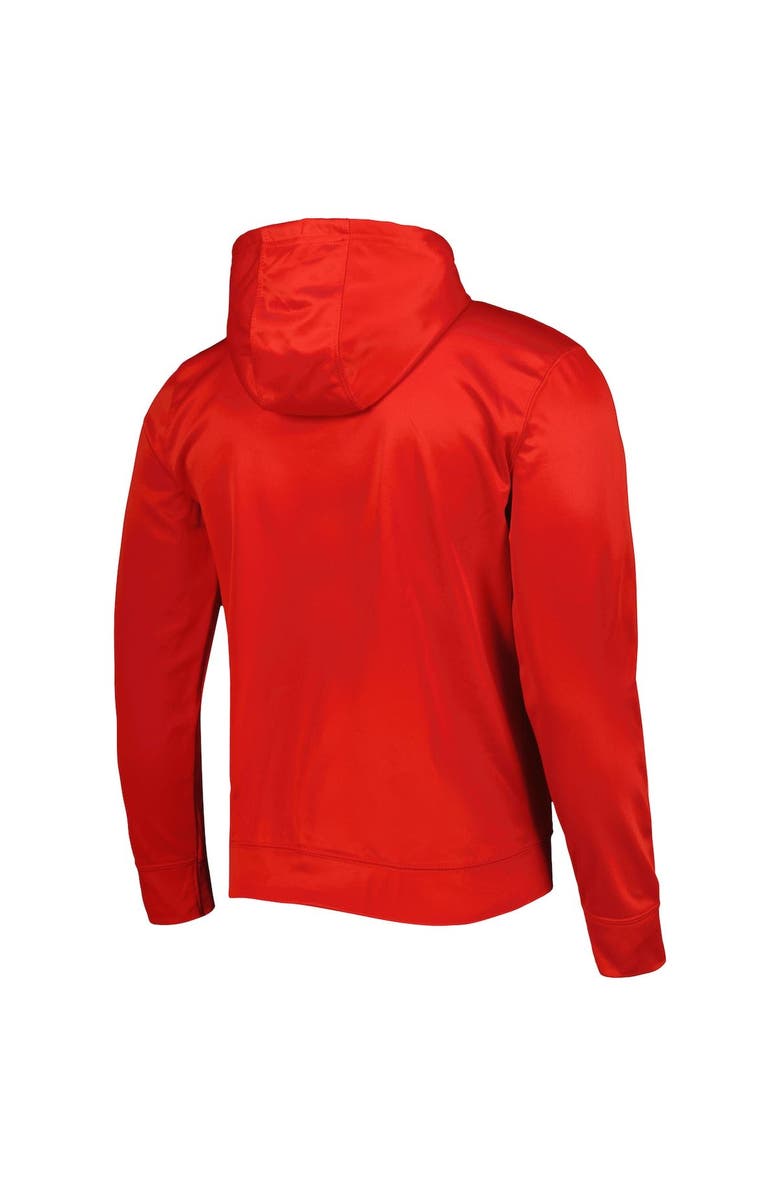 New Era Men's New Era Red Kansas City Chiefs Combine Authentic Split Defense Pullover Hoodie, Alternate, color,