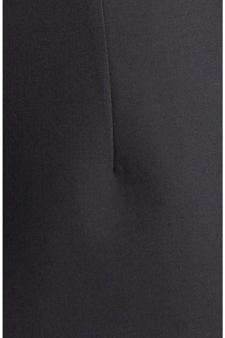 Tie Front Stretch Hooded Blazer, Alternate, color, BLACK