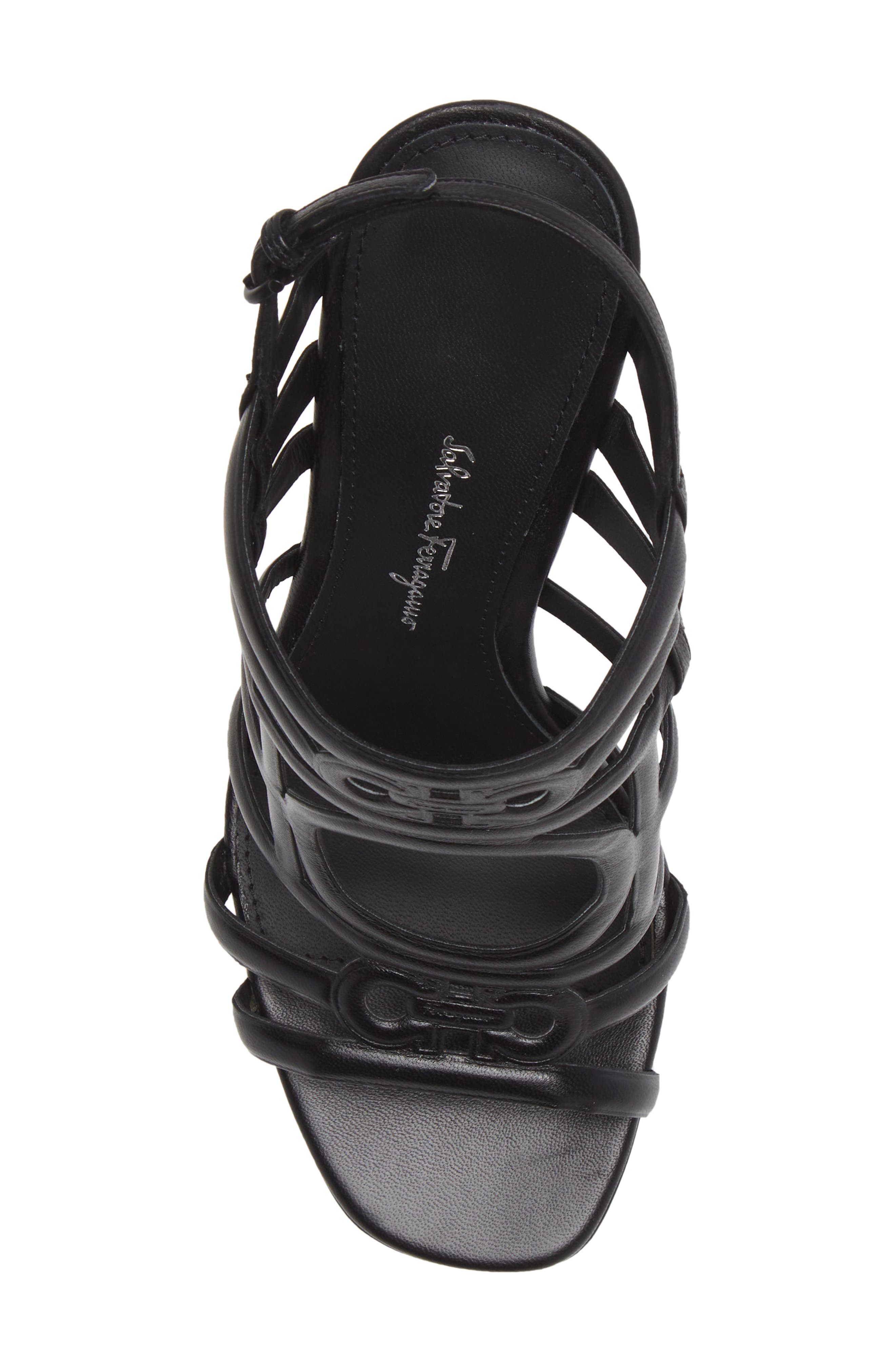 FERRAGAMO Salvatore Ferragamo Florenza Mirror Heel Sandal, Alternate, color, 