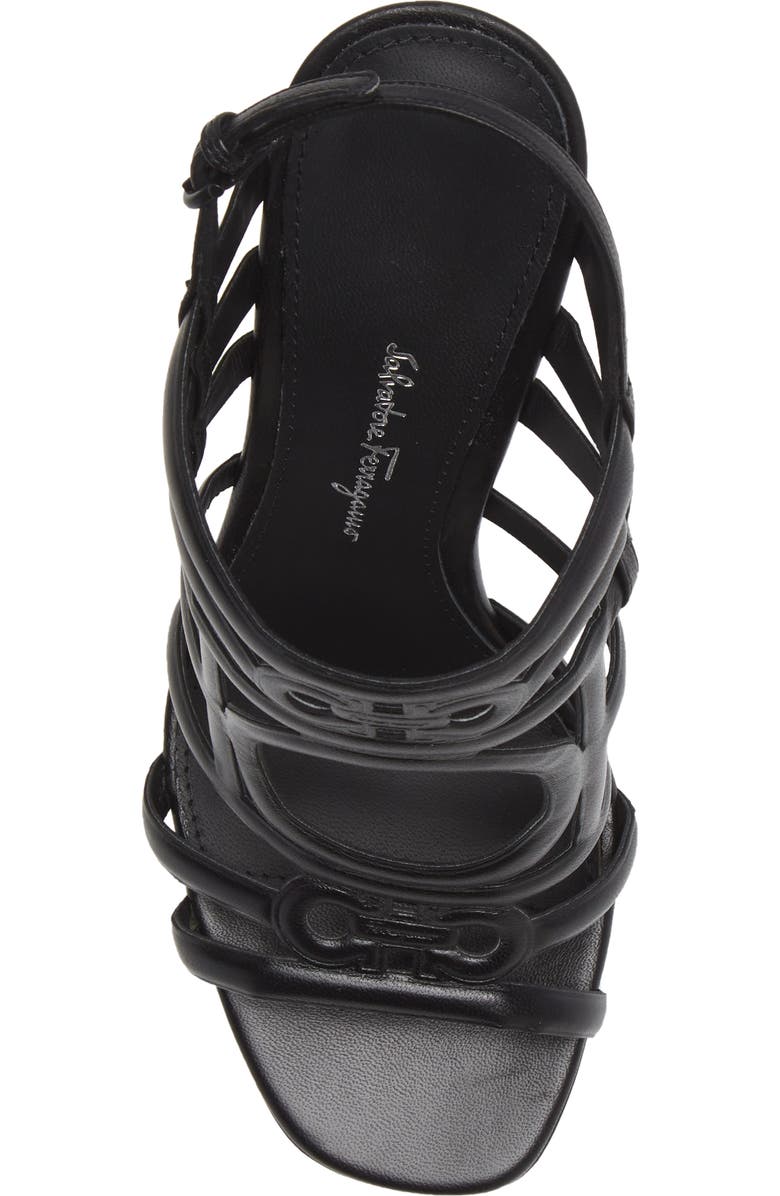 FERRAGAMO Salvatore Ferragamo Florenza Mirror Heel Sandal, Alternate, color,