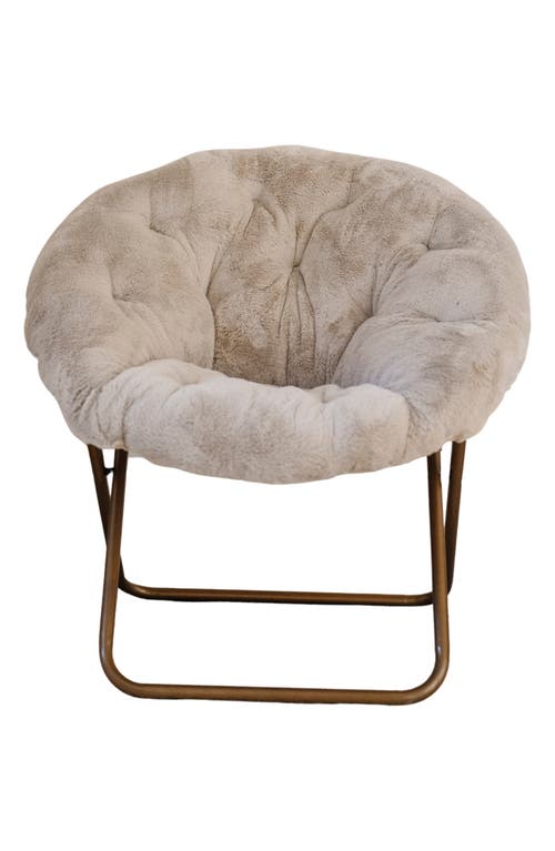 Saranoni Saucer Chair In Neutral
