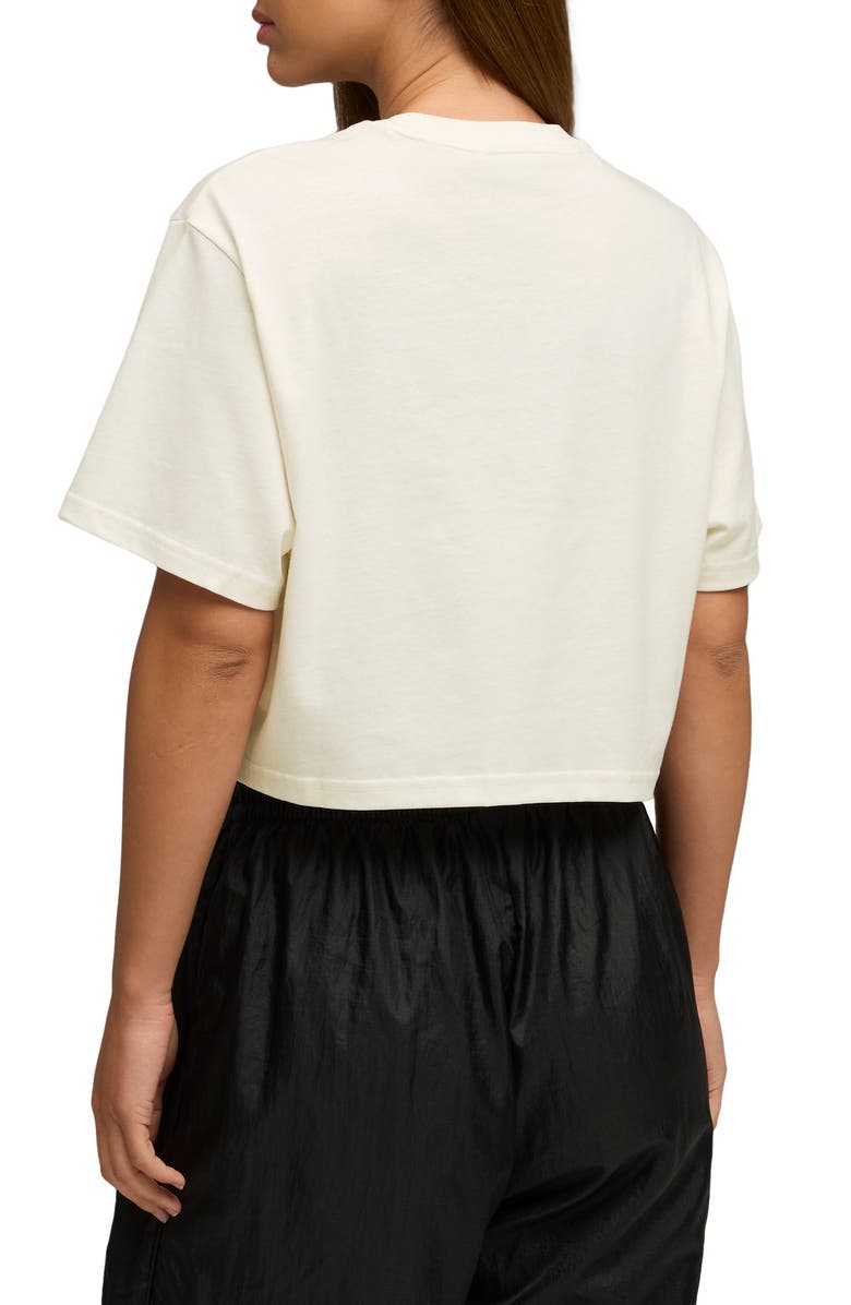 PUMA x Rosé Relaxed Fit Crop T-Shirt, Alternate, color, Warm White