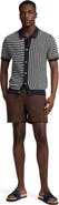 Onia Knit Linen Button Up Short Sleeve