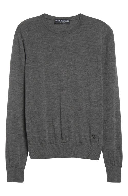 Dolce & Gabbana Maglione Rasato Fin.18 Knitwear Grey In Gray