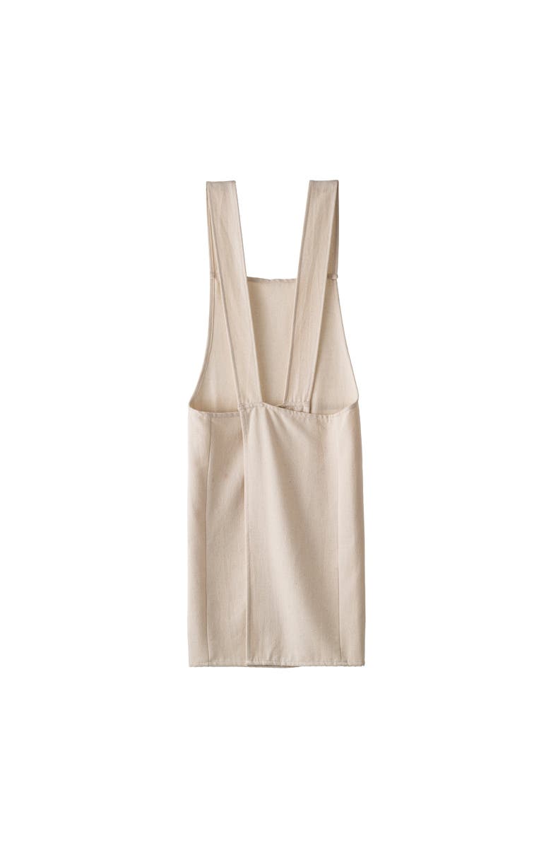 Olive & Linen Crossback Apron, Alternate, color, Natural