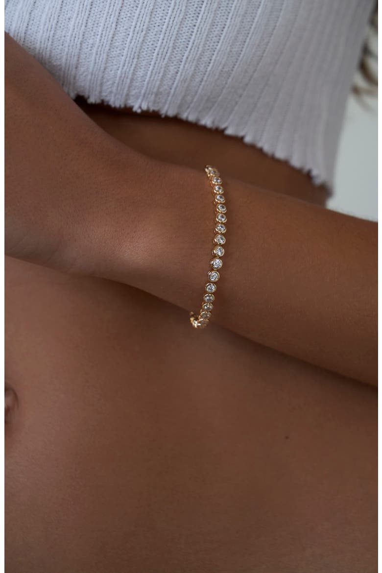 Reese Tennis Bracelet, Alternate, color, GOLD