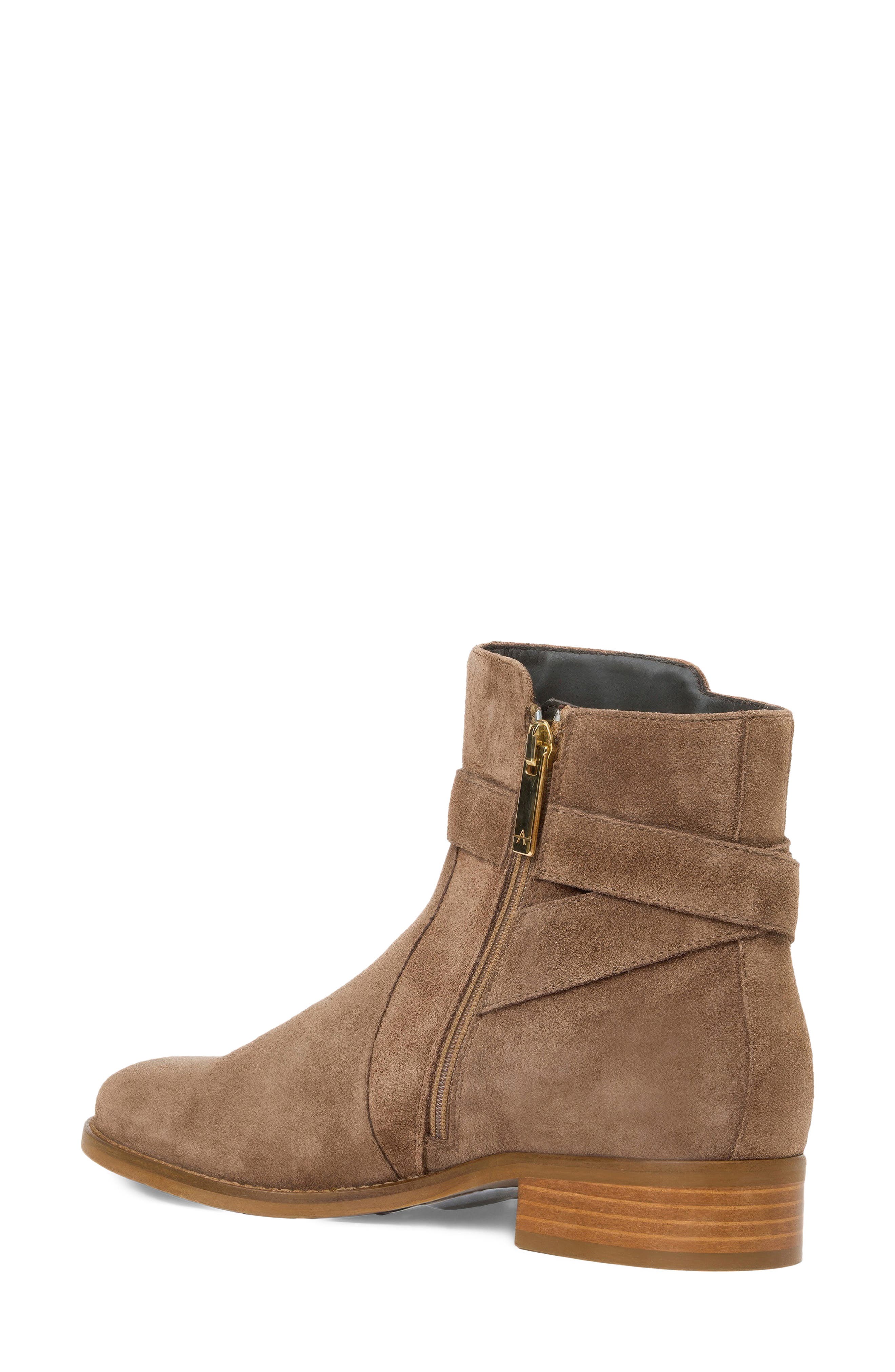 Silla Waterproof Bootie, Alternate, color, CARAMEL SUEDE
