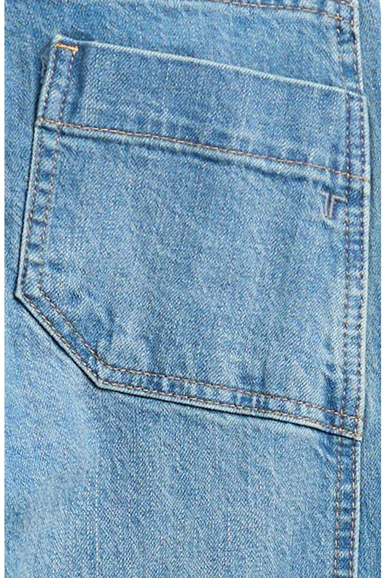 Kids' Barrel Leg Jeans, Alternate, color, BRIGHT VINTAGE INDIGO