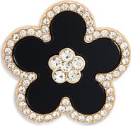 EYE CANDY LOS ANGELES Manuela Cubic Zirconia Flower Brooch