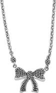 LAGOS Kinder Caviar Bow Necklace