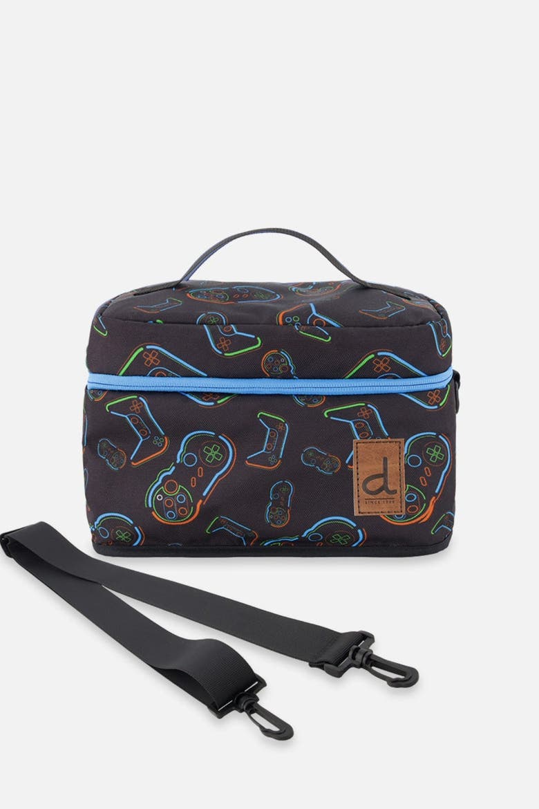 Controller Cool Spacious Lunch Box, Main, color, Black Printed Controller