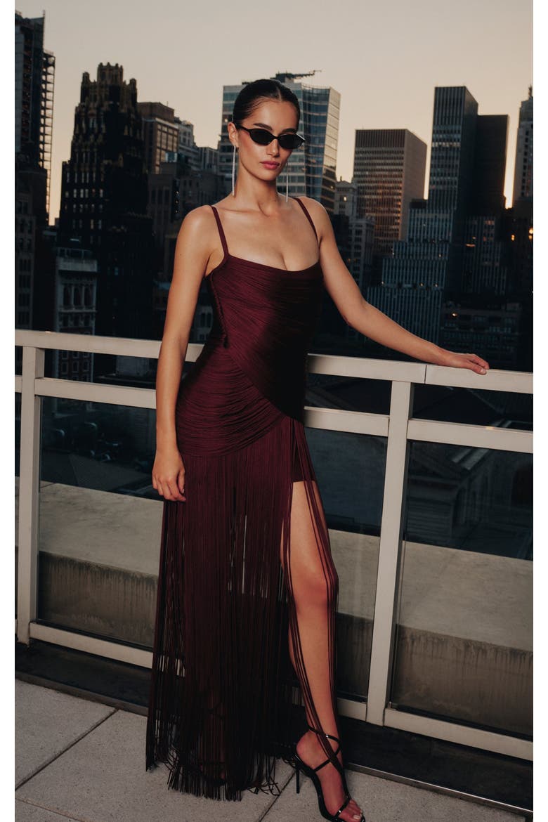 The Carly Gown, Alternate, color, DEEP RED