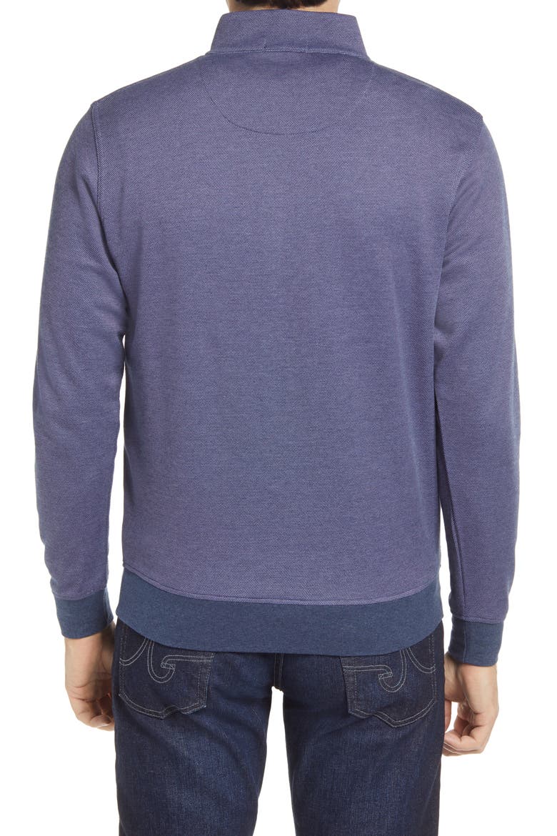 Crown Comfort Quarter Zip Pullover, Alternate, color, NAVY