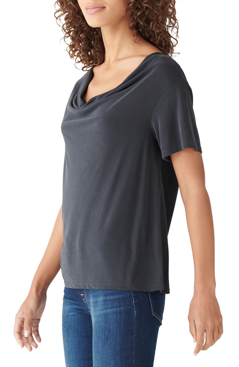 Lucky Brand Sandwash Cowl Neck Top, Alternate, color, 