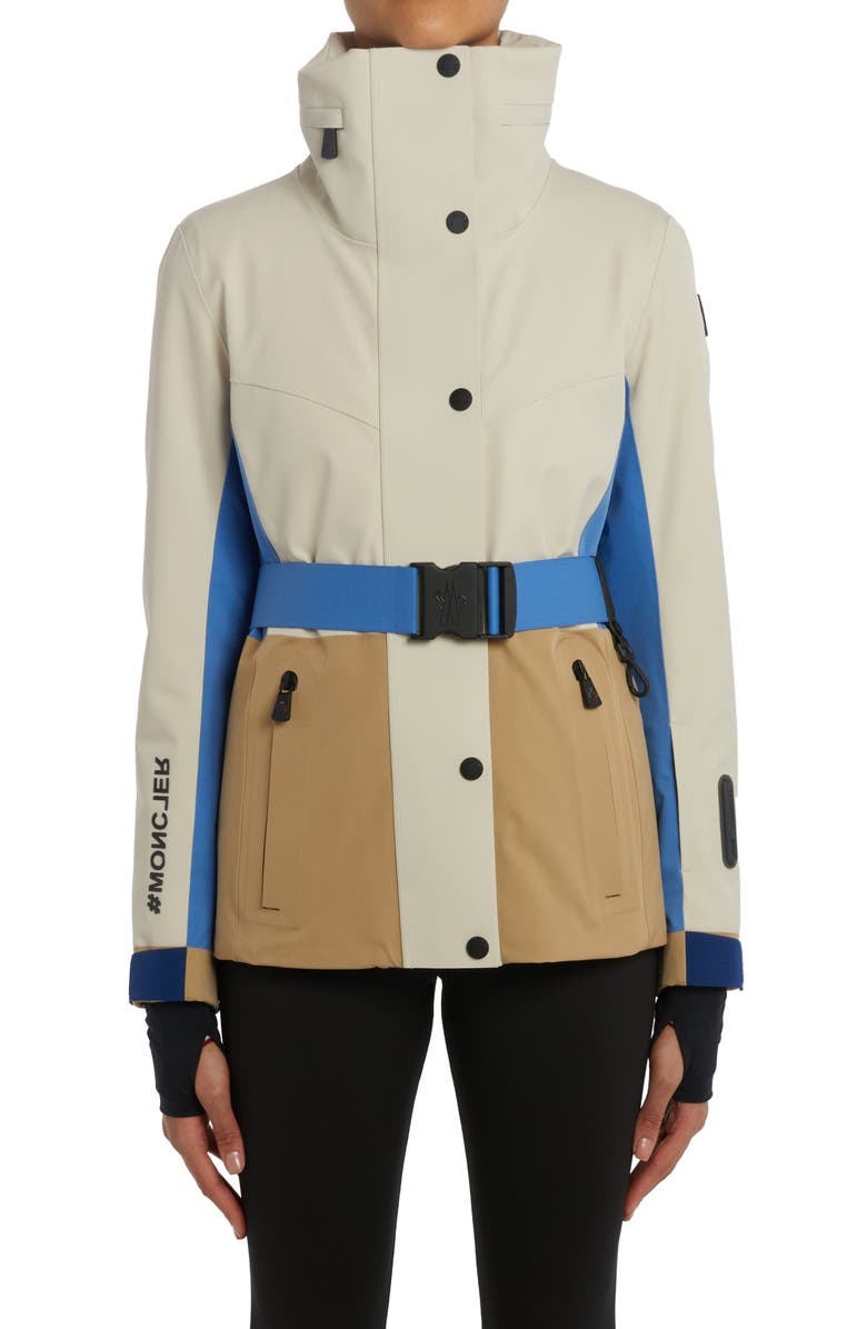 Moncler Grenoble Hainet Colorblock Ski Jacket, Alternate, color,