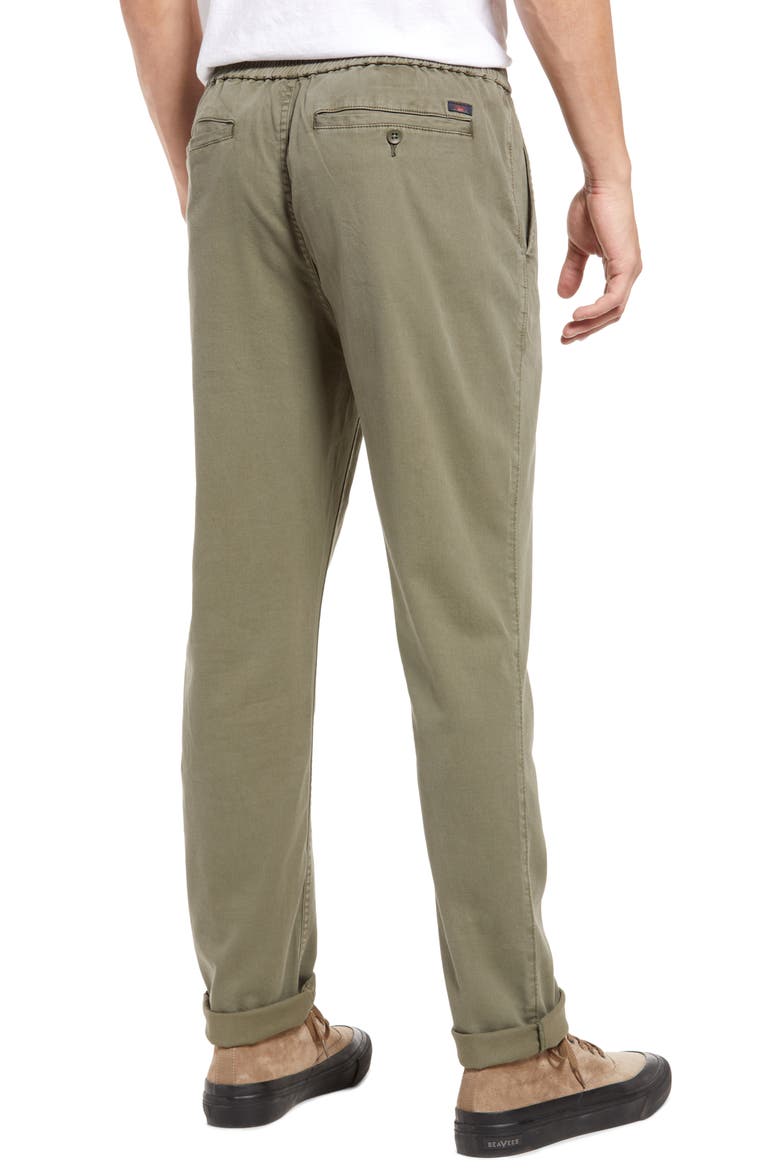 Essential Drawstring Pants, Alternate, color, DEEP OLIVE
