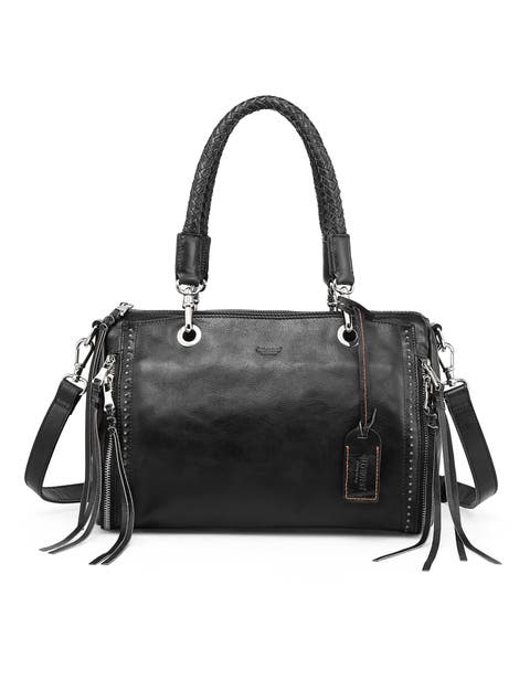 Lily Genuine Leather Classic Heritage Satchel