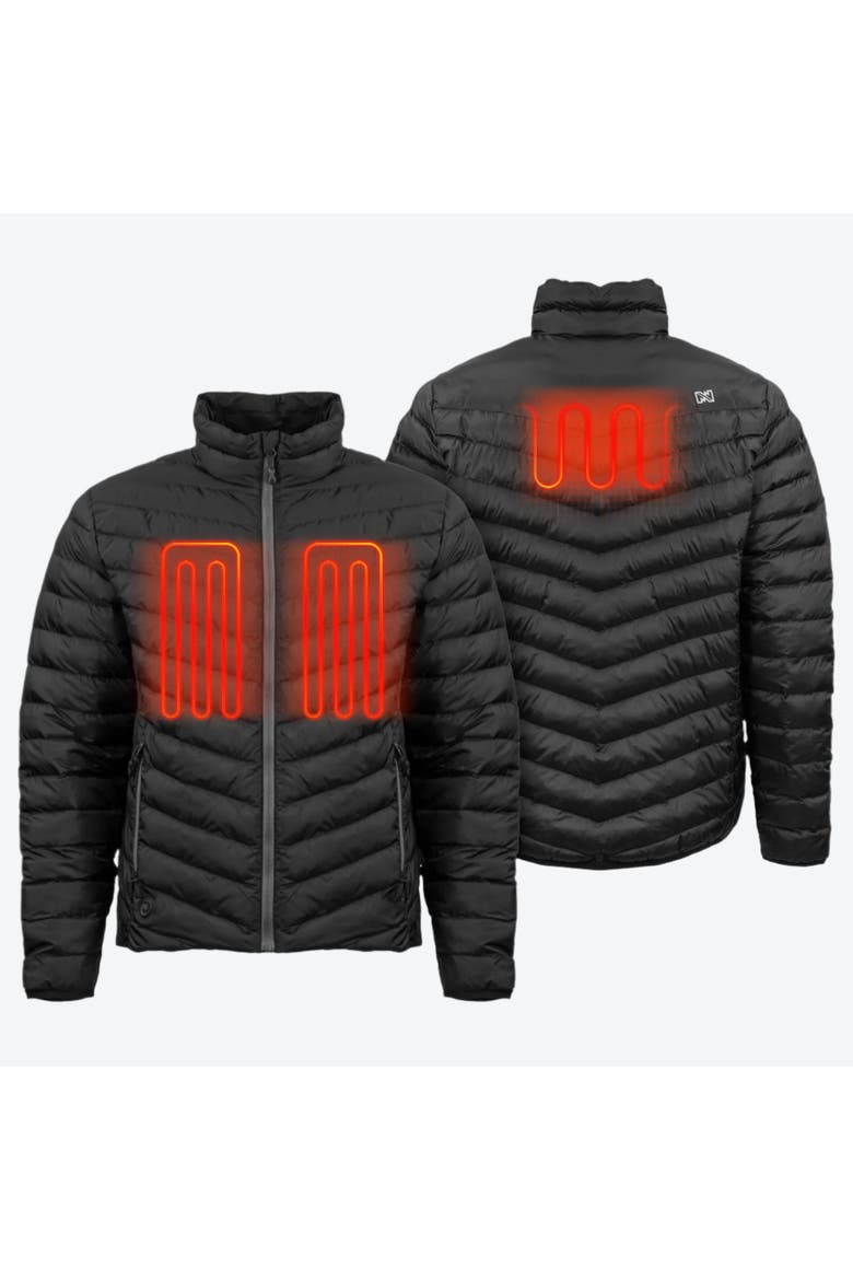 Backcountry Xtera Men's Heated Puffer Jacket, Alternate, color, Black