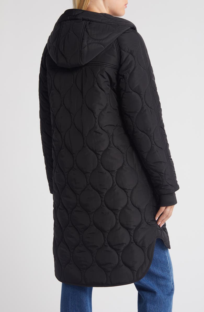 BCBGMAXAZRIA Onion Quilted Hooded Coat, Alternate, color,