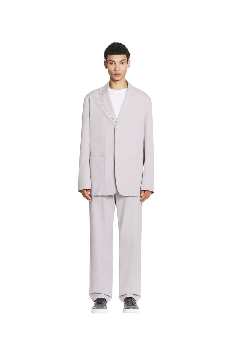 Lanvin Straight Fit Cotton Jacket, Alternate, color, Mink