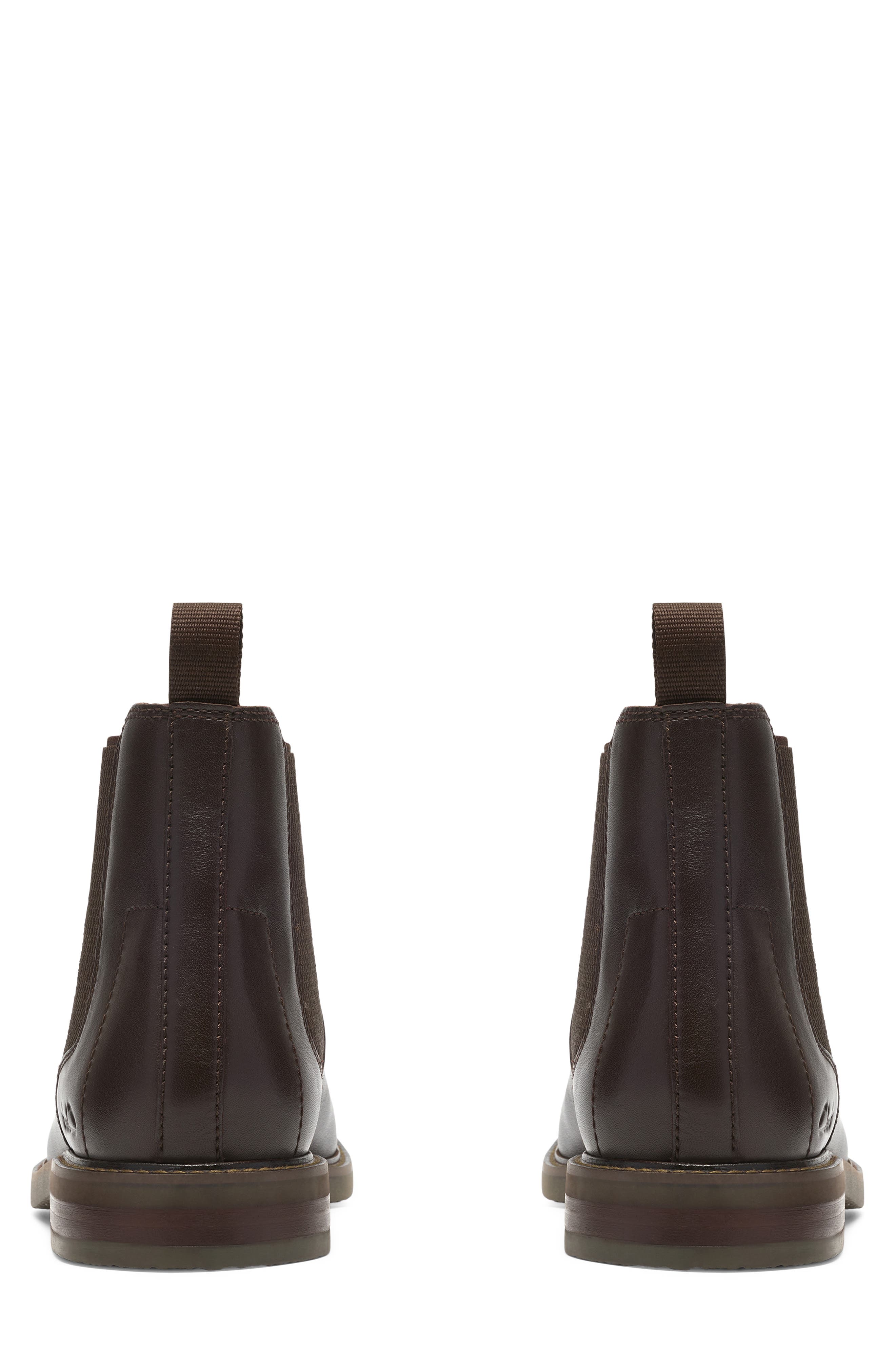 Jaxen Easy Chelsea Boot, Alternate, color, BROWN LEATHER