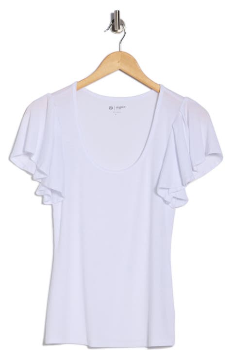 Sisley Flutter Sleeve T-Shirt