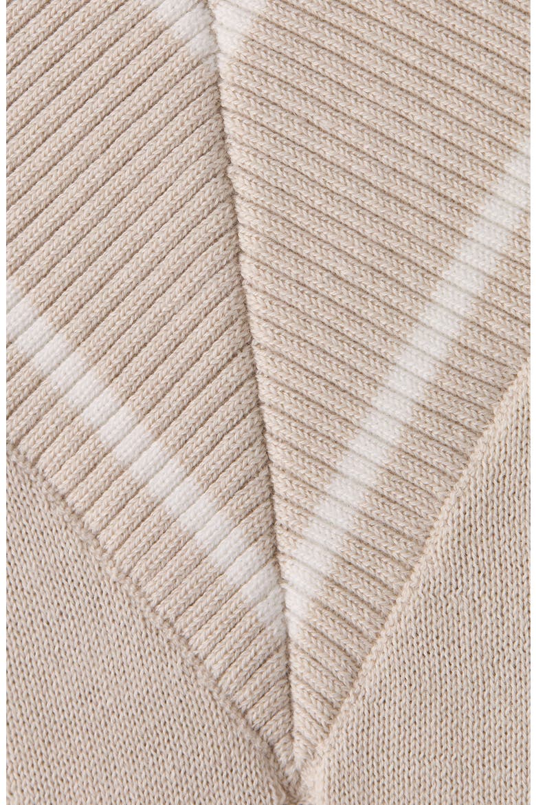 Varsity Rib Sweater, Alternate, color, SAND