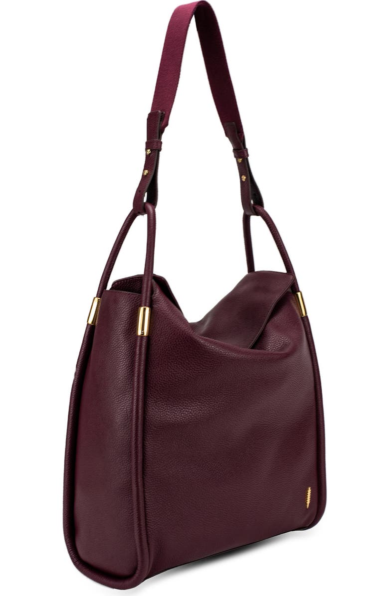 Thacker Tery Leather Hobo Bag, Alternate, color,