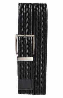 Ted Baker London Reversible Braided Leather Belt