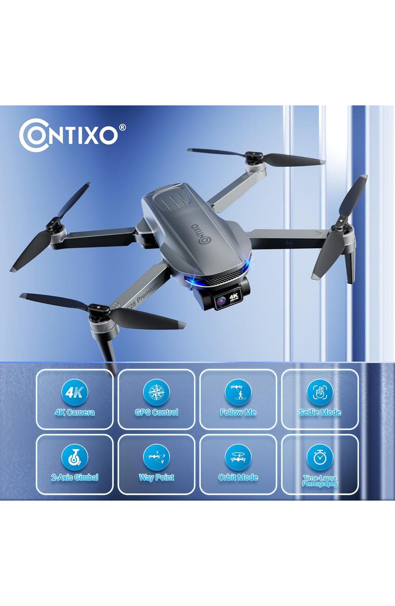 CONTIXO Premium Kids Drone, Alternate, color, Deep Space Gray