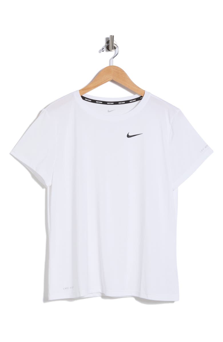 Nike Short Sleeve Hydroguard Rashguard, Main, color, White