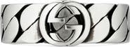 Gucci Interlocking-G Sterling Silver Ring
