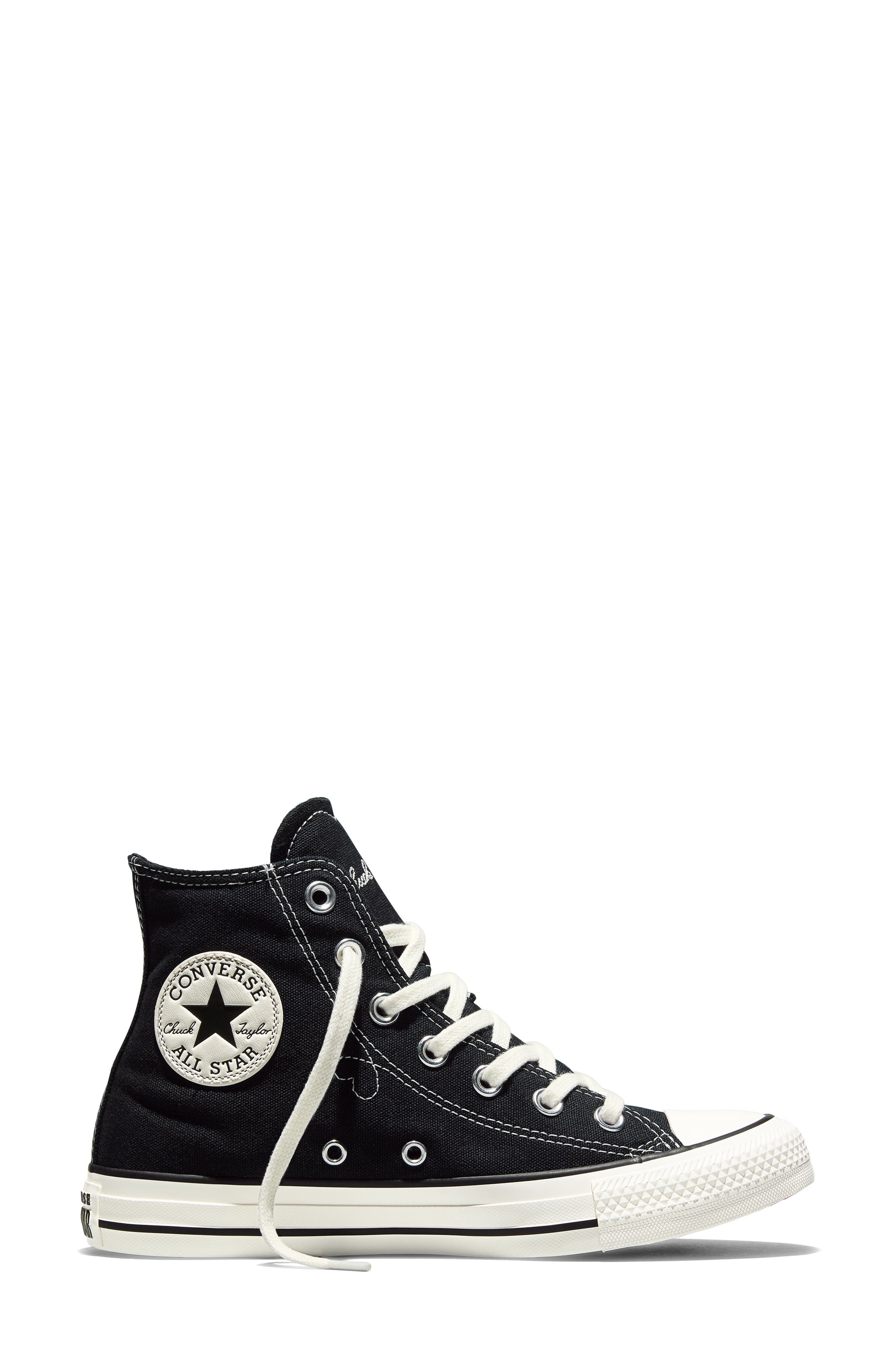 Converse Chuck Taylor All Star Canvas High Top Sneaker, Alternate, color, Black/ Egret/ Days Ahead
