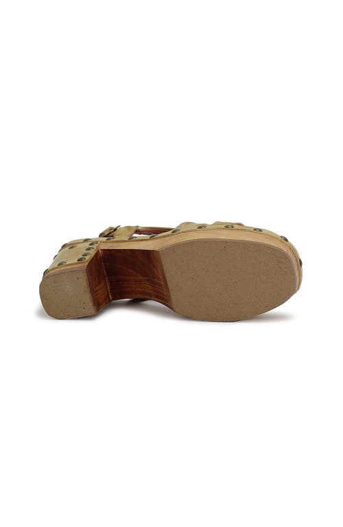 Bed Stu Mediation Wood Heel In Green