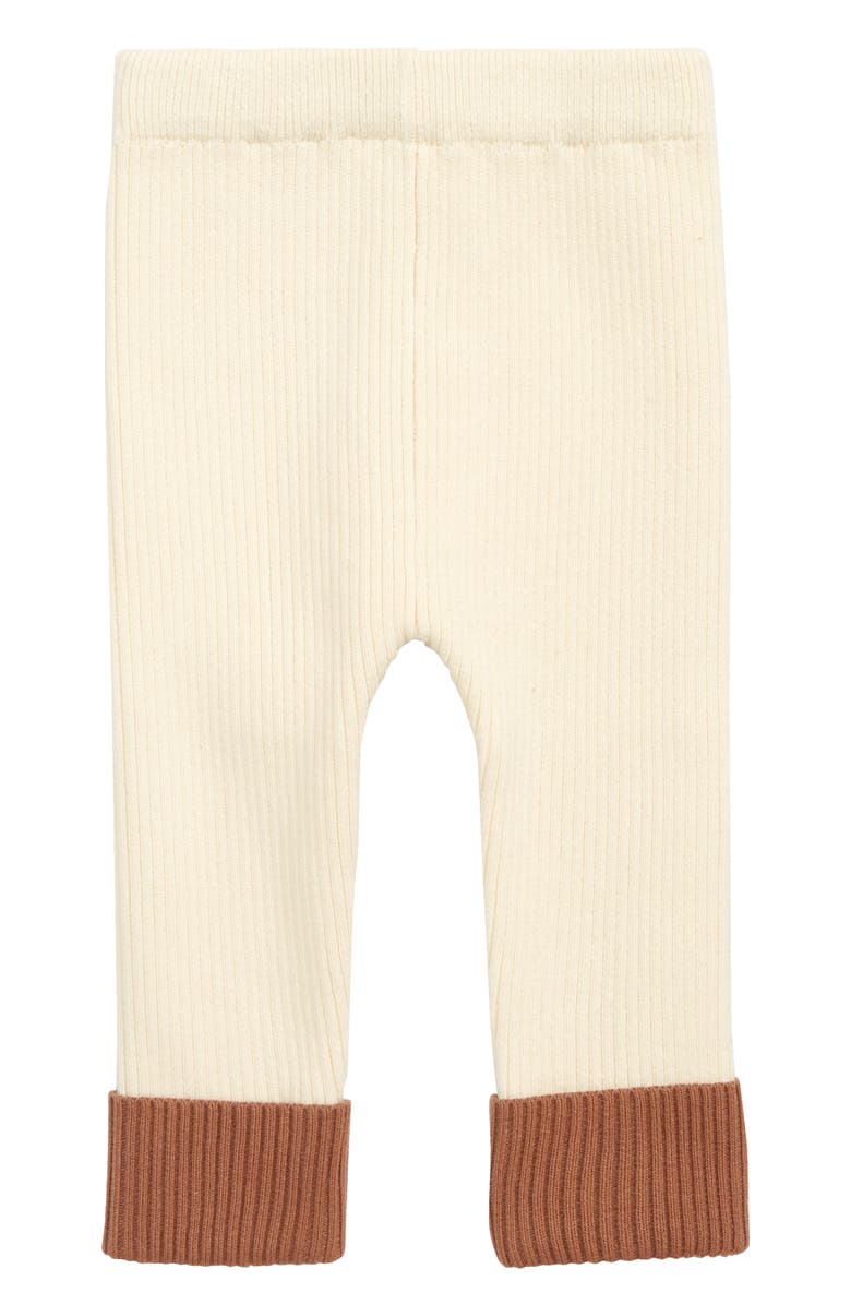 Ashmi & Co. Morgan Rib Cotton Leggings, Main, color, White