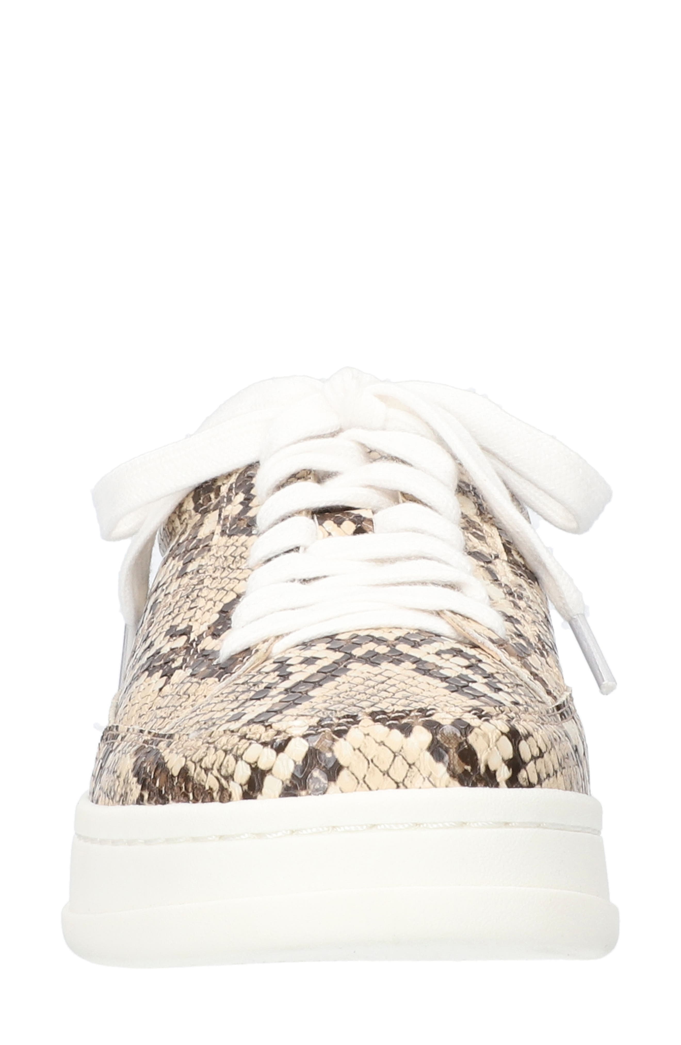 Novia Platform Sneaker, Alternate, color, TAUPE SNAKE PRINT