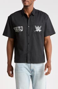Goodie Two Sleeves WWE Stone Cold Mechanic Shirt