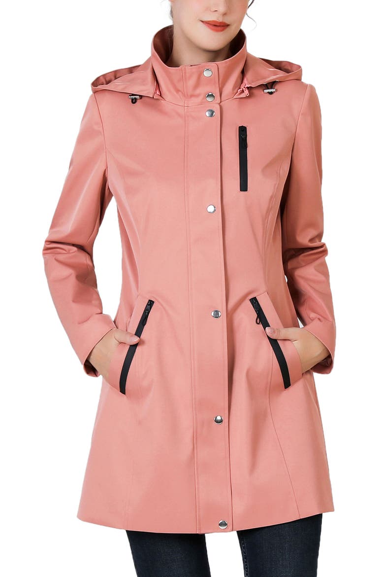 Women's Molly Hooded Anorak Jacket, Main, color, Guava