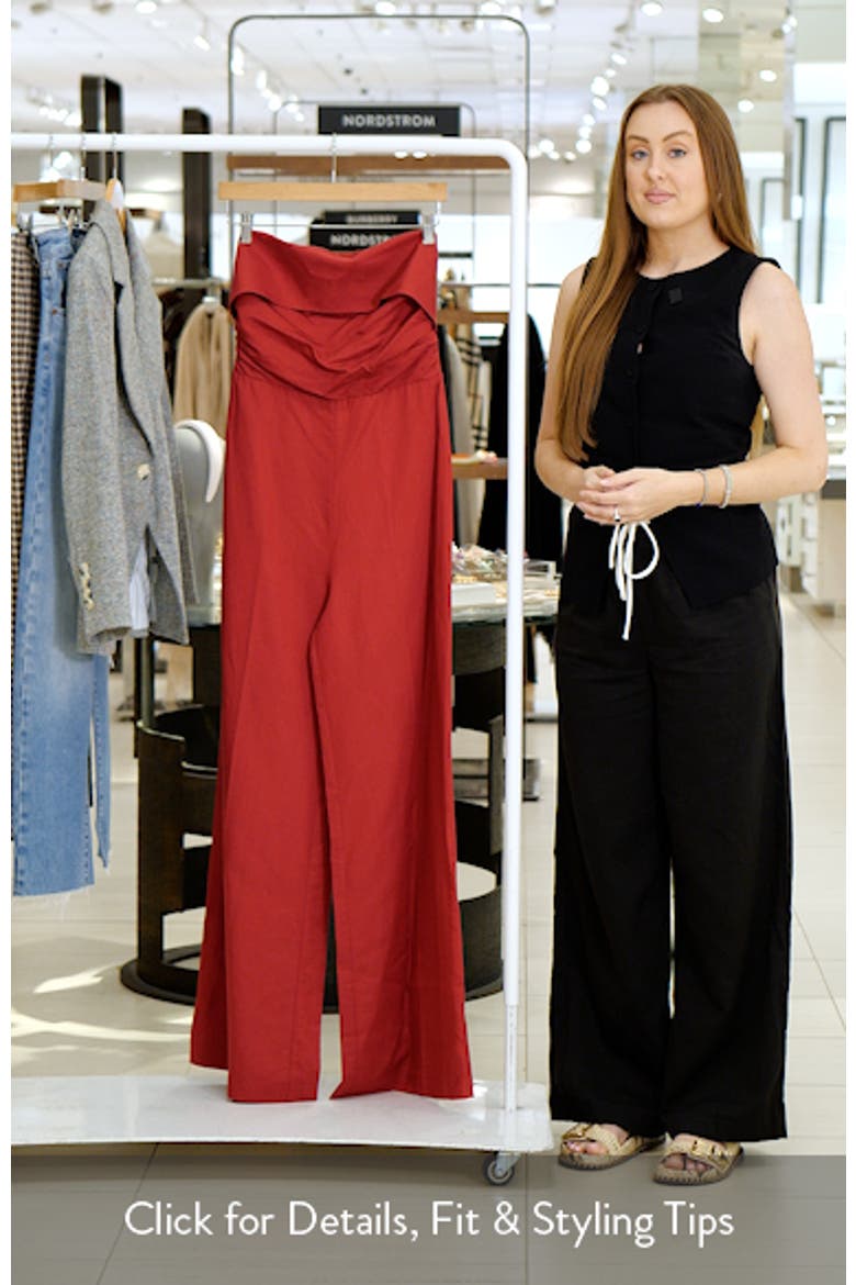 Foldover Strapless Jumpsuit video