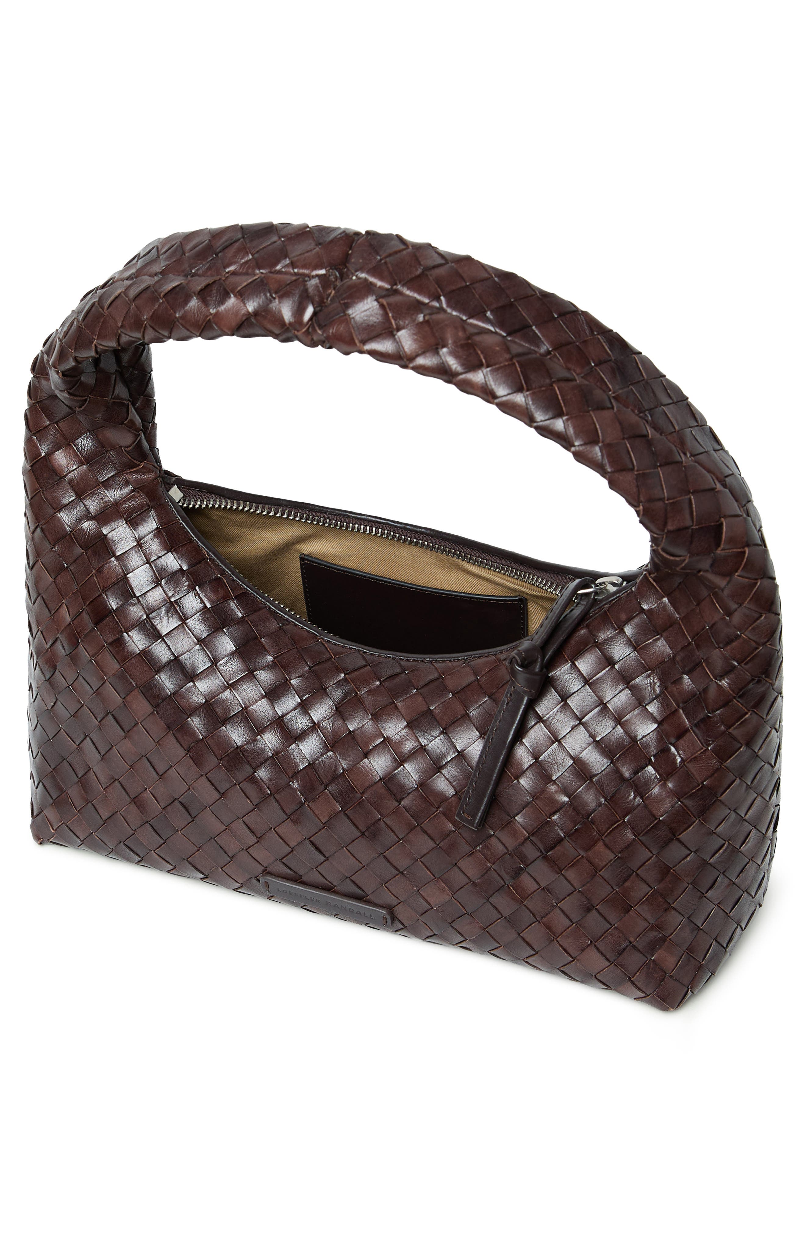 Loeffler Randall Mercer Shoulder Bag, Alternate, color, Chocolate