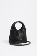 BIMBA Y LOLA Small Plaited Leather Paper Bag