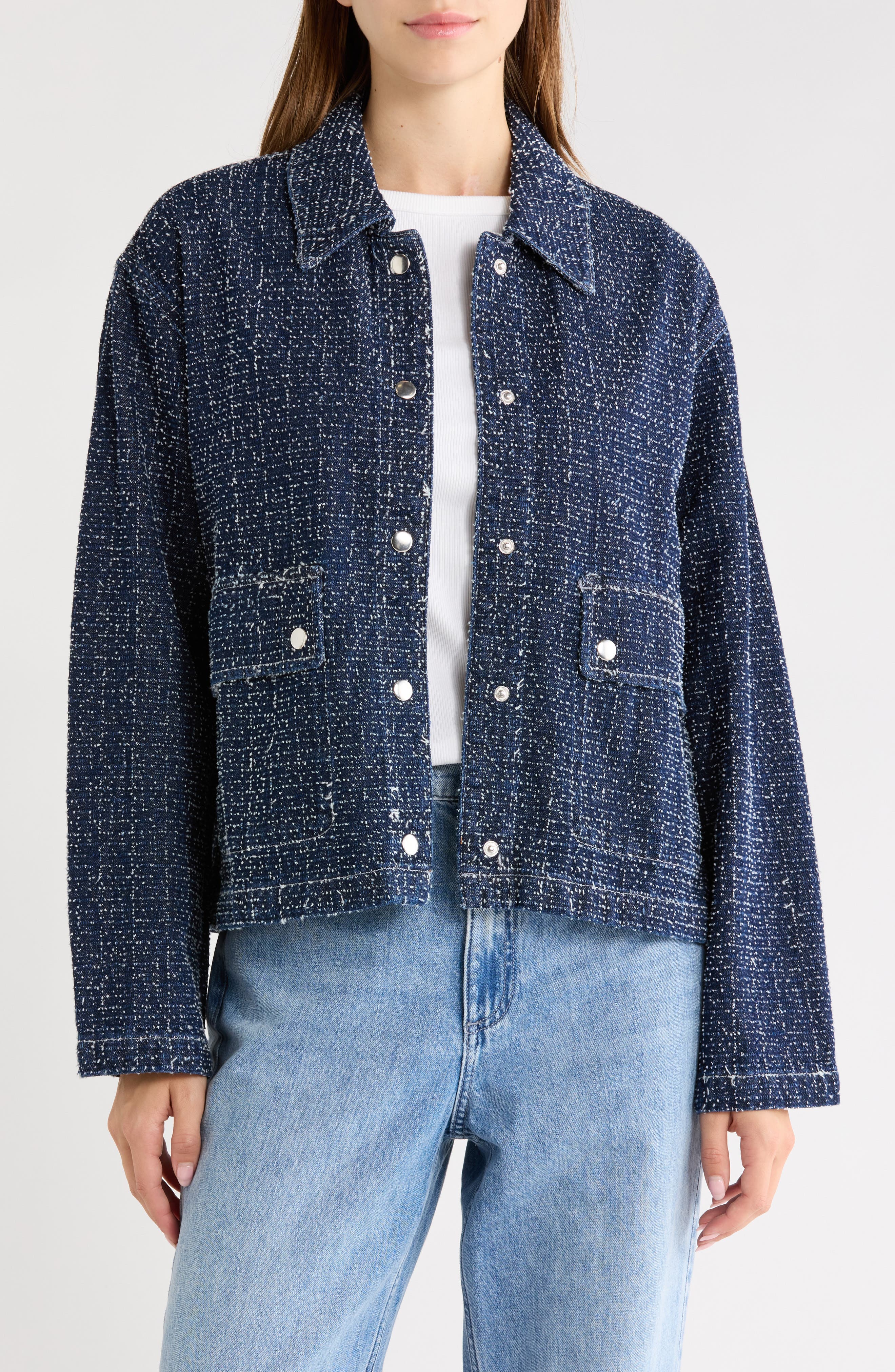 Cassandra Cropped Tweed Jacket