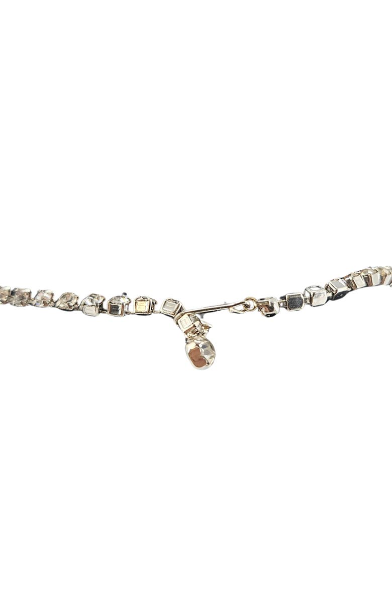 Vintage 1950s Rhinestone Art Deco Glamorous 15" Choker Necklace, Alternate, color, Gold