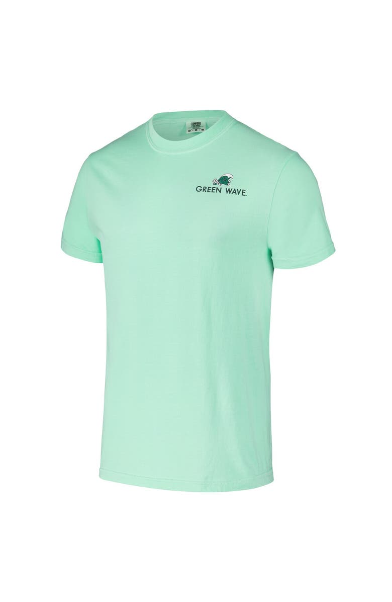 IMAGE ONE Unisex Green Tulane Green Wave Scenic Comfort Colors T-Shirt, Alternate, color, Green