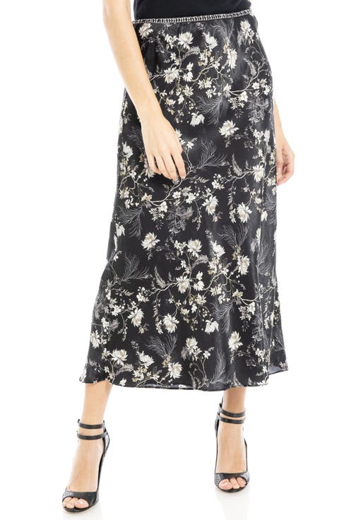 Satin Midi Skirt