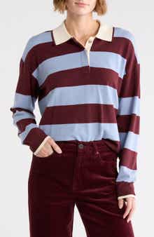 Stripe Polo Sweater