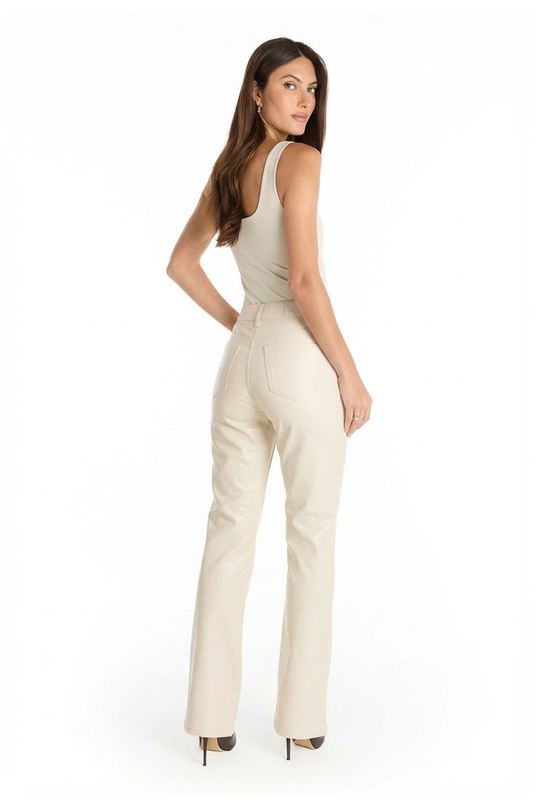 Aria Flare Jean, Alternate, color, White