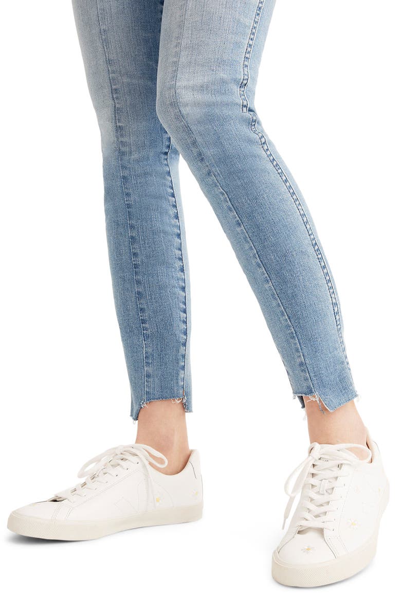 Madewell 9-Inch High Waist Seamed Step-Hem Edition Skinny Jeans, Alternate, color, 