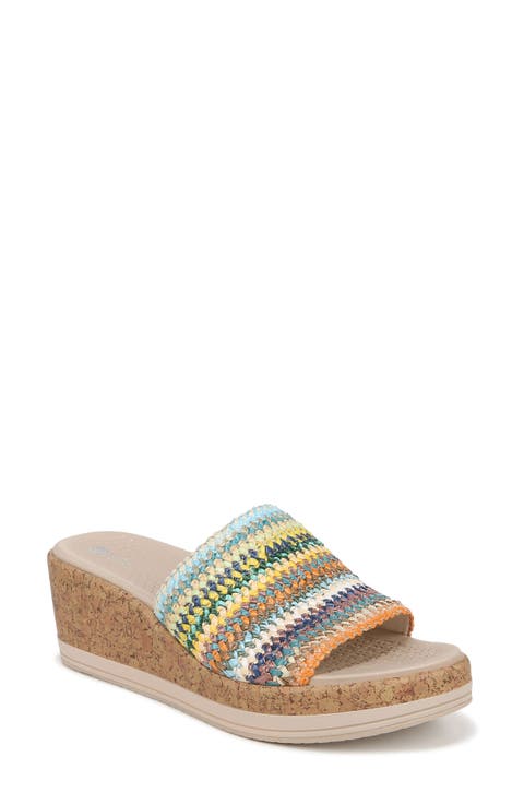 Runaway Wedge Slide Sandal (Women)